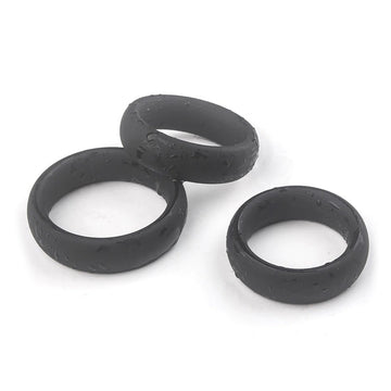 3 Sizes Silicone Cock Ring Set / Penis Enhance Erection Ejaculation Delay Sex Toys For Men - EVE's SECRETS